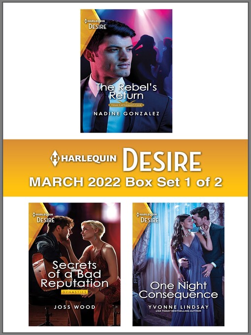 Title details for Harlequin Desire: March 2022, Box Set 1 of 2 by Nadine Gonzalez - Wait list